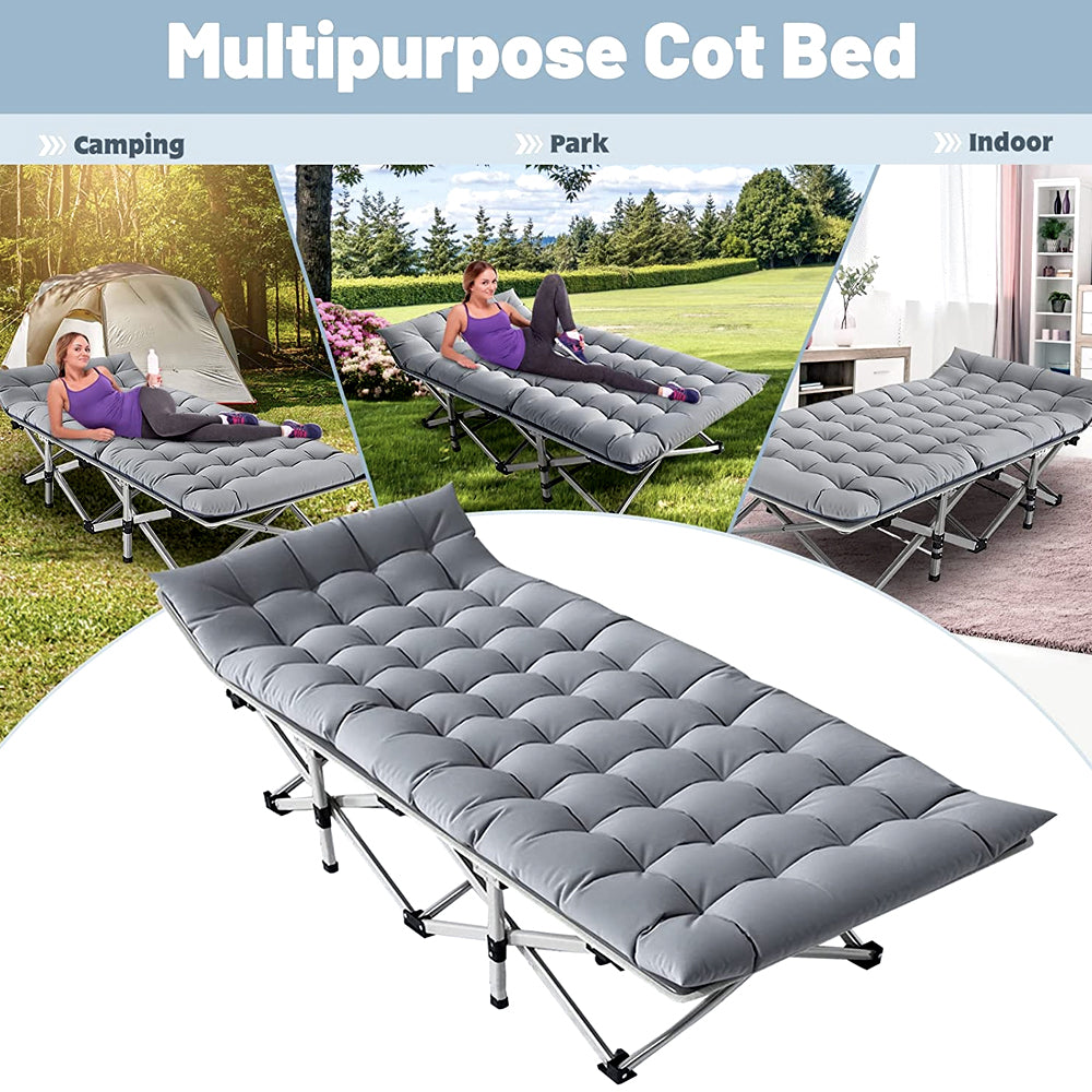 Camping Cots - Luxury Sleeping Cots Include Bed With Mattress