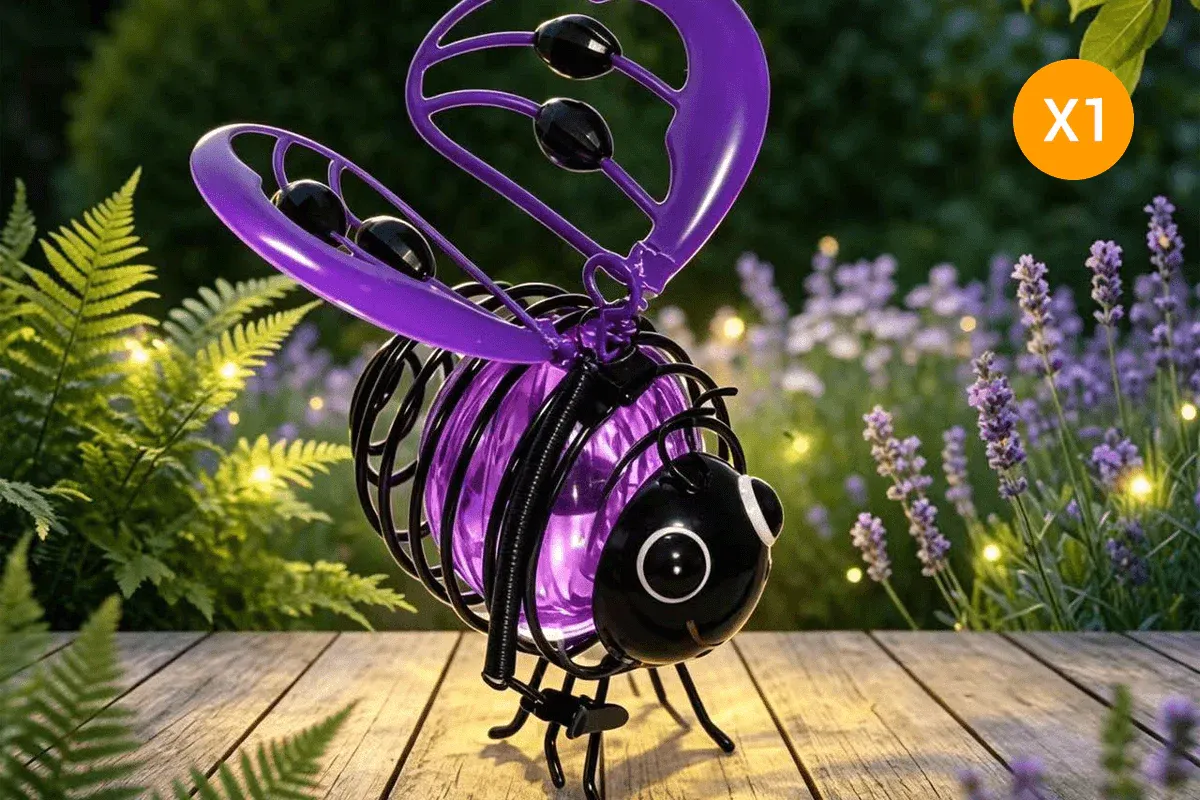🌙🍃LIMITED-TIME 50% OFF! Hanging Solar Bee Light – Spread Joy Day and Night 🌞🌜