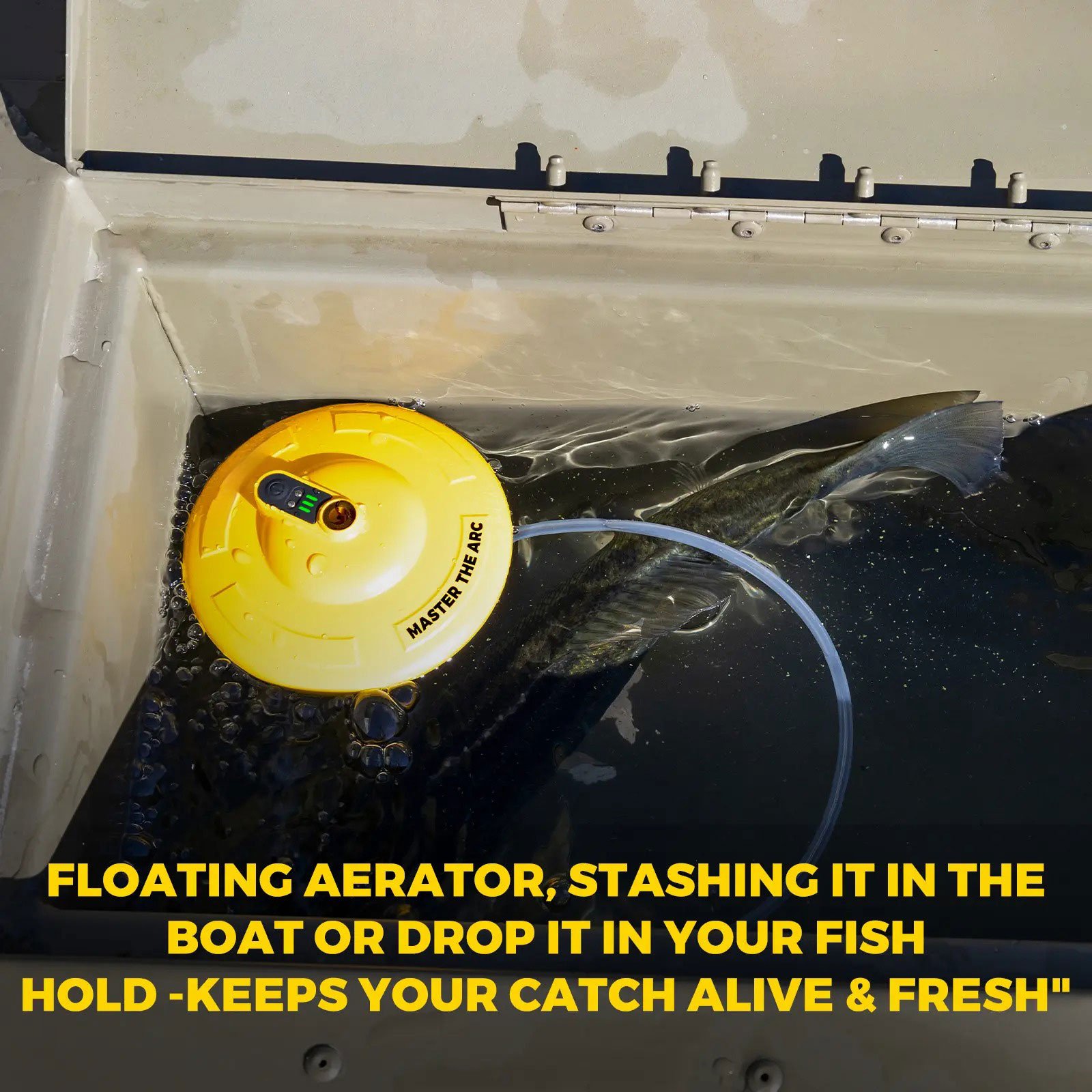 🎁Last Day Promotion 49% OFF🔥Portable Bait Aerator Pump, Floating Oxygen Bubbler with Rechargeable Battery, Compact Design for Buckets and Transport