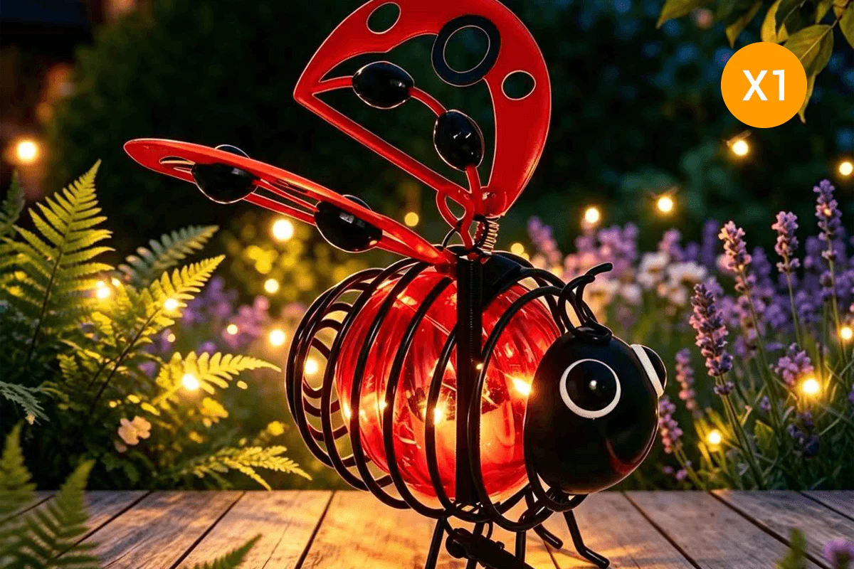 🌙🍃LIMITED-TIME 50% OFF! Hanging Solar Bee Light – Spread Joy Day and Night 🌞🌜