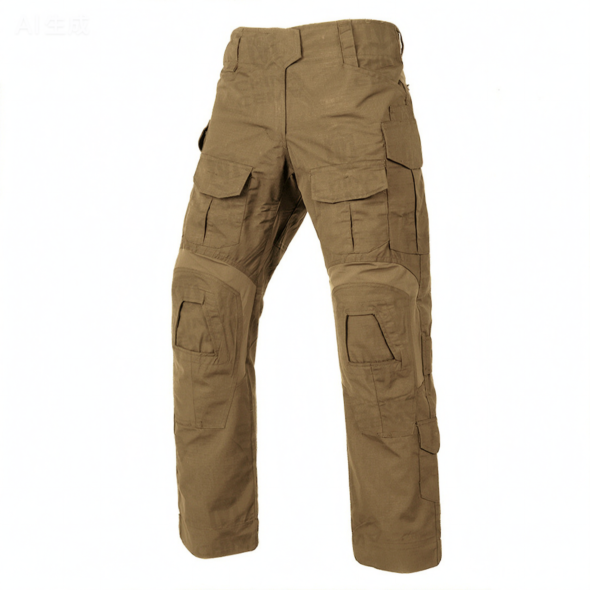 Men's Tactical Combat Pants with Knee Pad Pockets - Ripstop Multi-Pocket Cargo Trousers for Outdoor, Hunting, Airsoft & Work