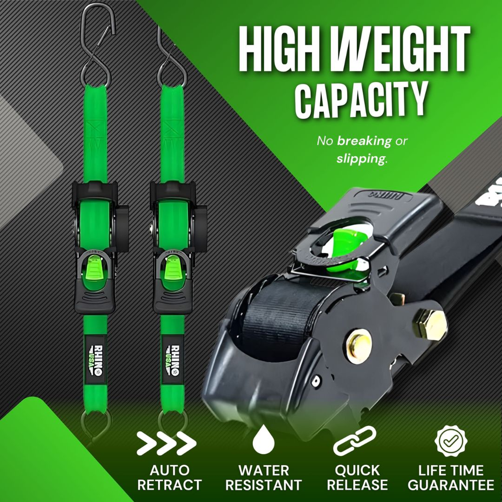 🔥 Father&rsquo;s Day Sale 50% OFF 🎁 Perfect Gift &ndash; Retractable Ratchet Straps (2026 Upgraded Edition)