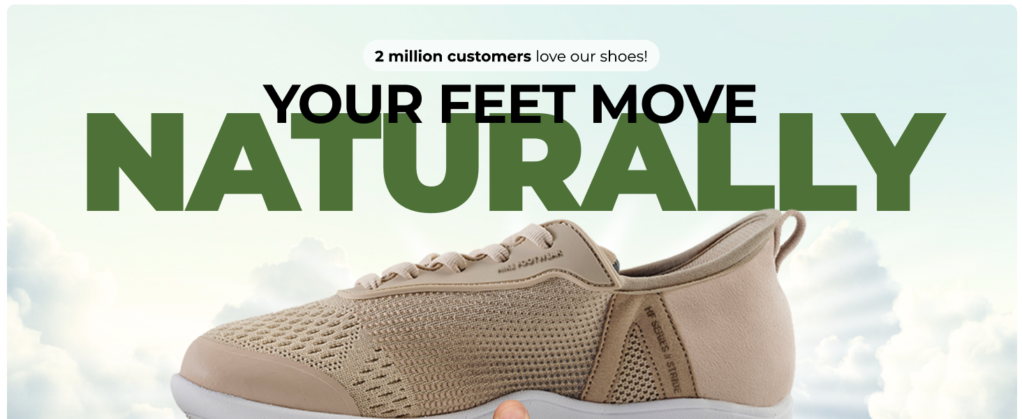 HF Stride &ndash; Hands-Off Ergonomic Barefoot Shoes (Unisex) walking shoes running hiking boots gift