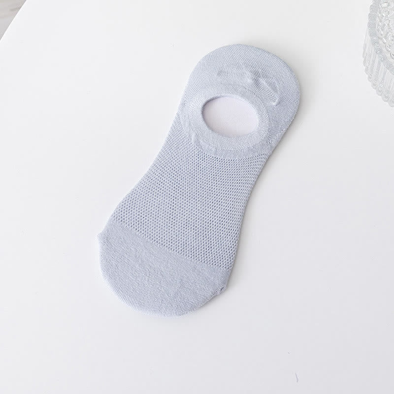 Plusock Soft Solid Color No Show Socks(7 Pairs)