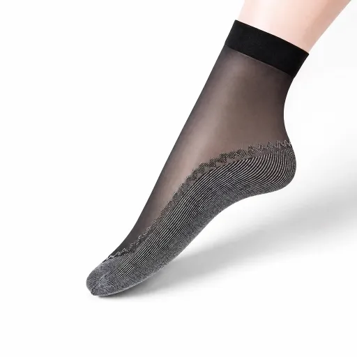 The Palm Shortie Grip Socks - Tan