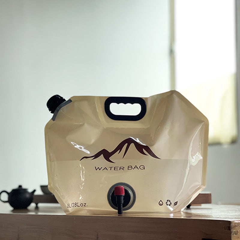 💧 LIMITED TIME 50% OFF! 🏕️ Outdoor Collapsible Water Container Bag – 8L Capacity, Knob Faucet, Foldable 🌲