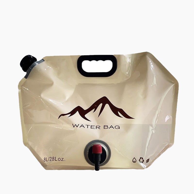 💧 LIMITED TIME 50% OFF! 🏕️ Outdoor Collapsible Water Container Bag – 8L Capacity, Knob Faucet, Foldable 🌲
