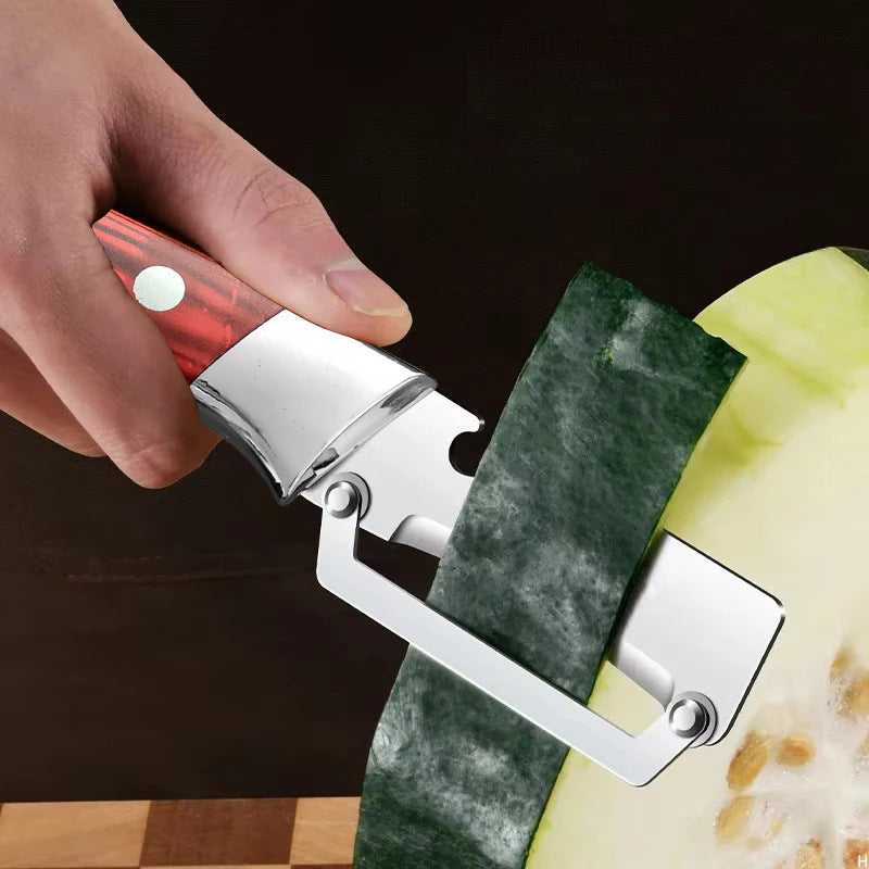 🥒 LIMITED TIME 50% OFF! ⚡ Thickened Stainless Steel Multi-Peeler – Heavy-Duty, Wide Blade, Bottle Opener 🍺