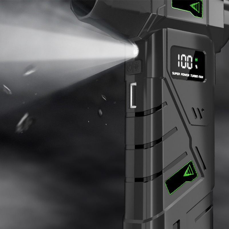 Cordless Turbo Fan with LED Display