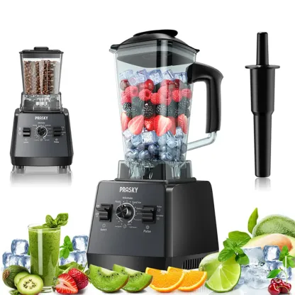 PRASKY BK-688 Licuadora de 68 oz, 2 recipientes