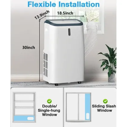 Aire acondicionado portátil COWSAR de 12 000 a 14 000 BTU