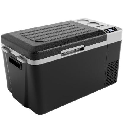 Refrigerador de 12 V, Nevera Portátil para Coche de 22 QT (21 L) y Congelador (-4 °F a 68 °F), Hielera Eléctrica con Compresor (12/24 V CC y 110-240 V CA) para Camping, Viajes y Camiones — Compatible con Múltiples Modelos para una Versatilidad Total