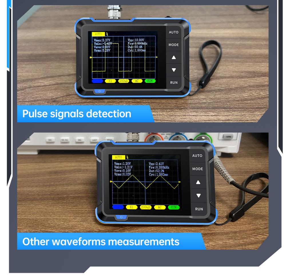 FNIRSI DSO-152 Pocket Oscilloscope for Car Audio Gain, Clipping Check & DIY Learning