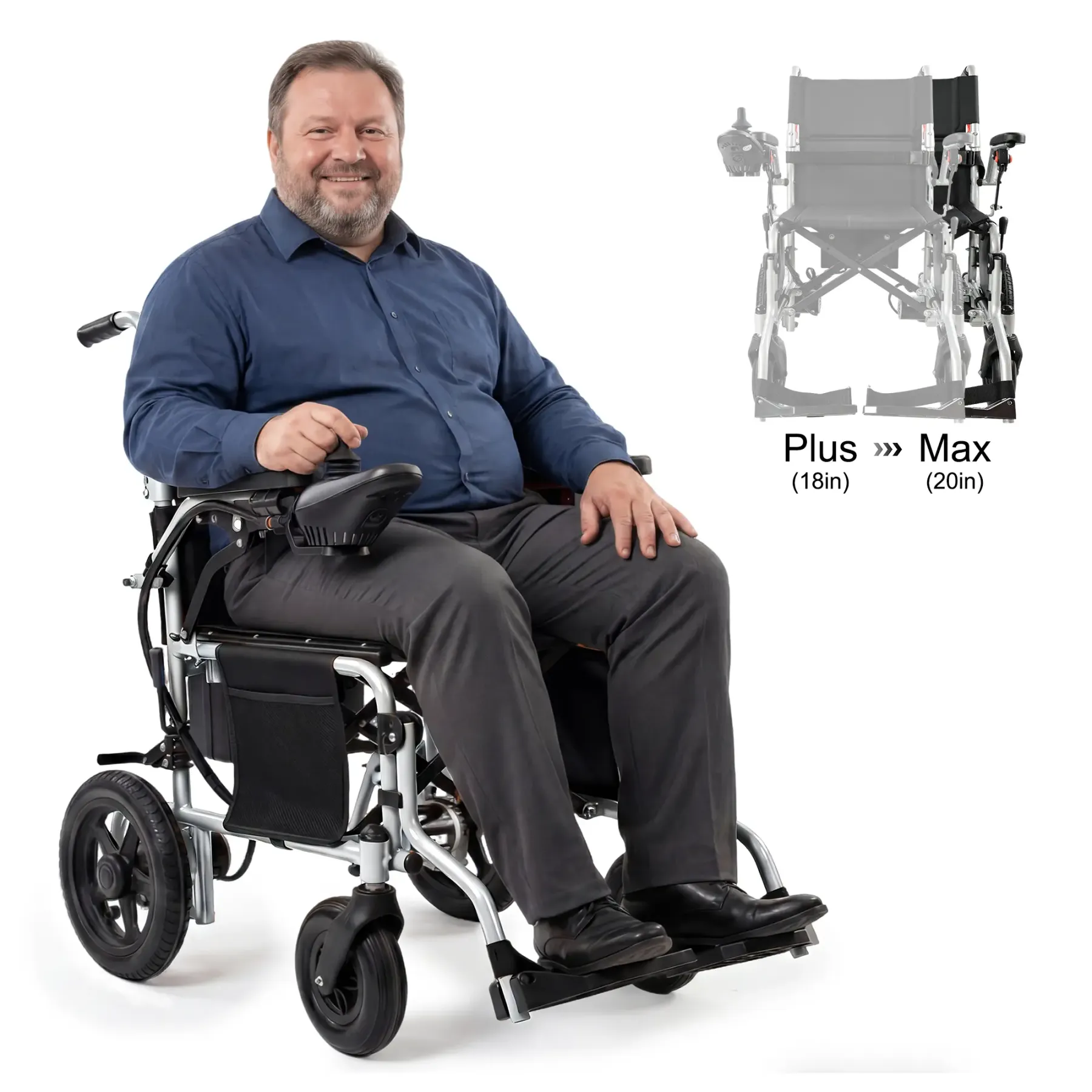 Silla de ruedas eléctrica Zygenair: ligera y plegable