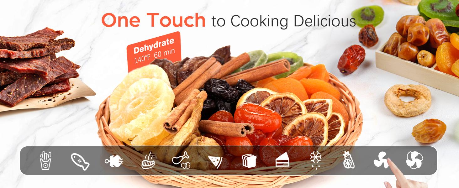 OSTBA French Door Air Fryer Toaster Oven Combo, 102 Recipes & 7 Accessories Extra Large Airfryer Convection Oven Countertop 10-in-1, 95% Less Oil, Fast & Crispy Cooking, Easy to Clean, Recipes
