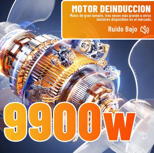 Hidrolavadora Eléctrica Profesional Potente 9900w Portátil Negro 50 Hz/60 Hz