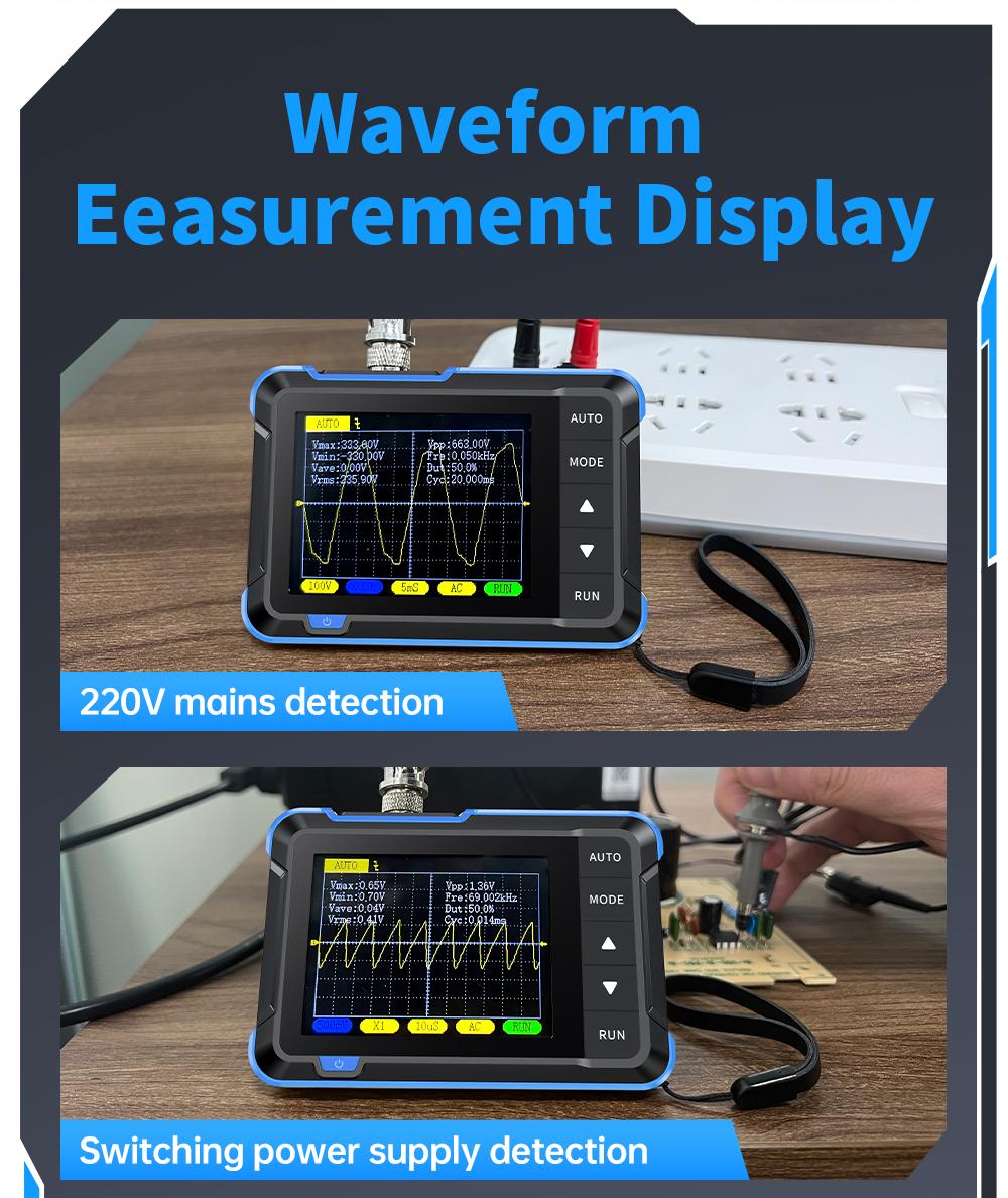 FNIRSI DSO-152 Pocket Oscilloscope for Car Audio Gain, Clipping Check & DIY Learning