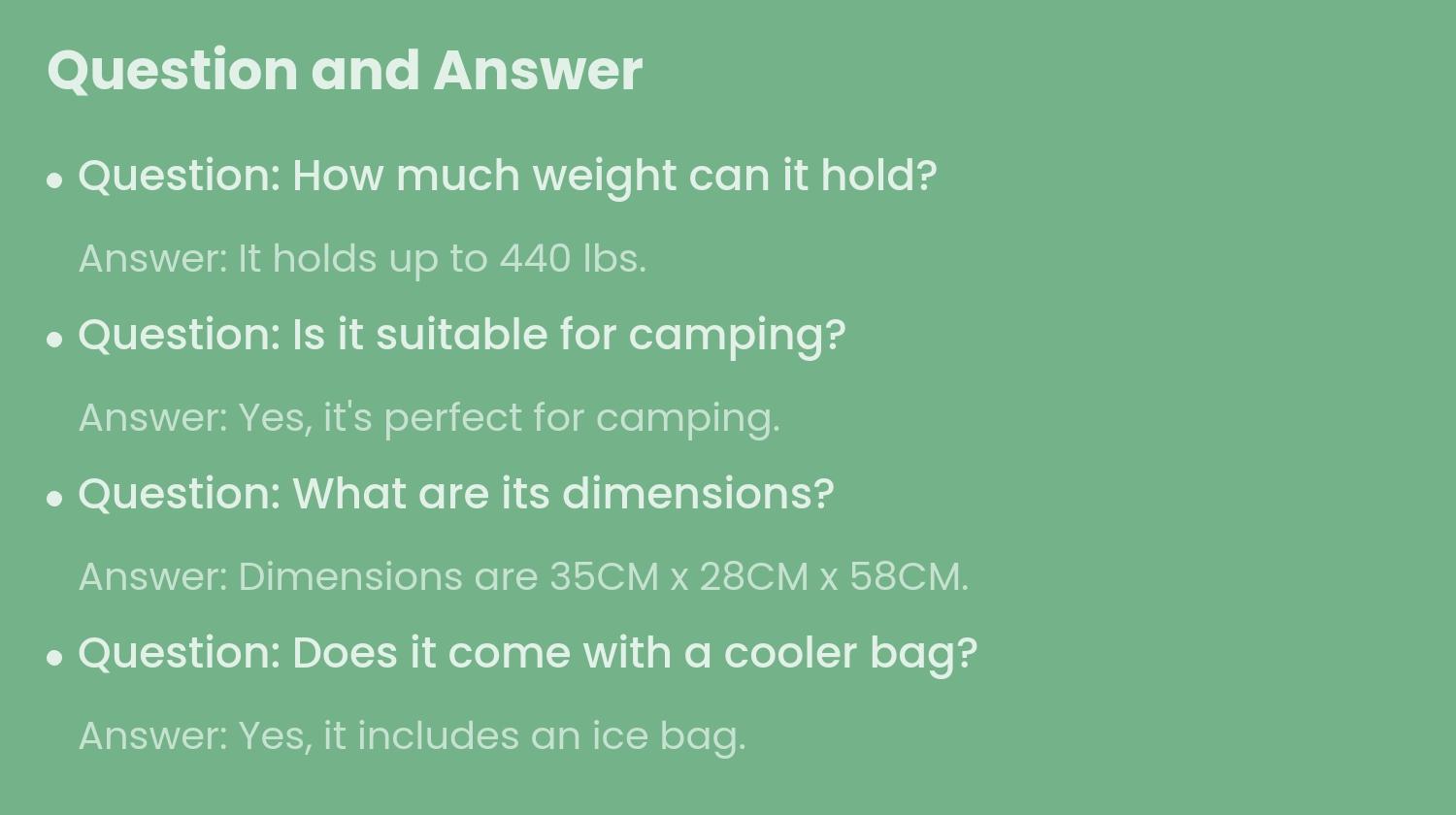 Portable Fishing Chair with Ice Bag, Fishing Chair with Cooler Bag, Compact Fishing Stool, Foldable Camping Chair Compact Foldable Camping Chair, Durable Oxford Fabric Outdoor Chair, Holds Up to 440 Lbs, Suitable Travel、 Camping 、Hunting 、Hiking