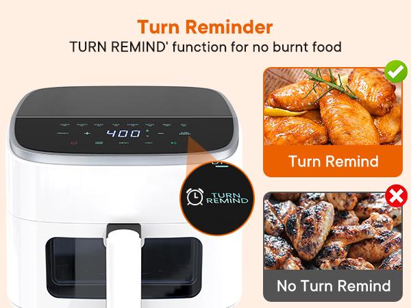 【Summer Sale】4QT Air Fryer with Visible Window, 1500W Digital Touchscreen Air Fryer with 8 Presets, Auto Shut Off & Nonstick Dishwasher Safe Basket, 60-Min Timer, Max 400&deg;F