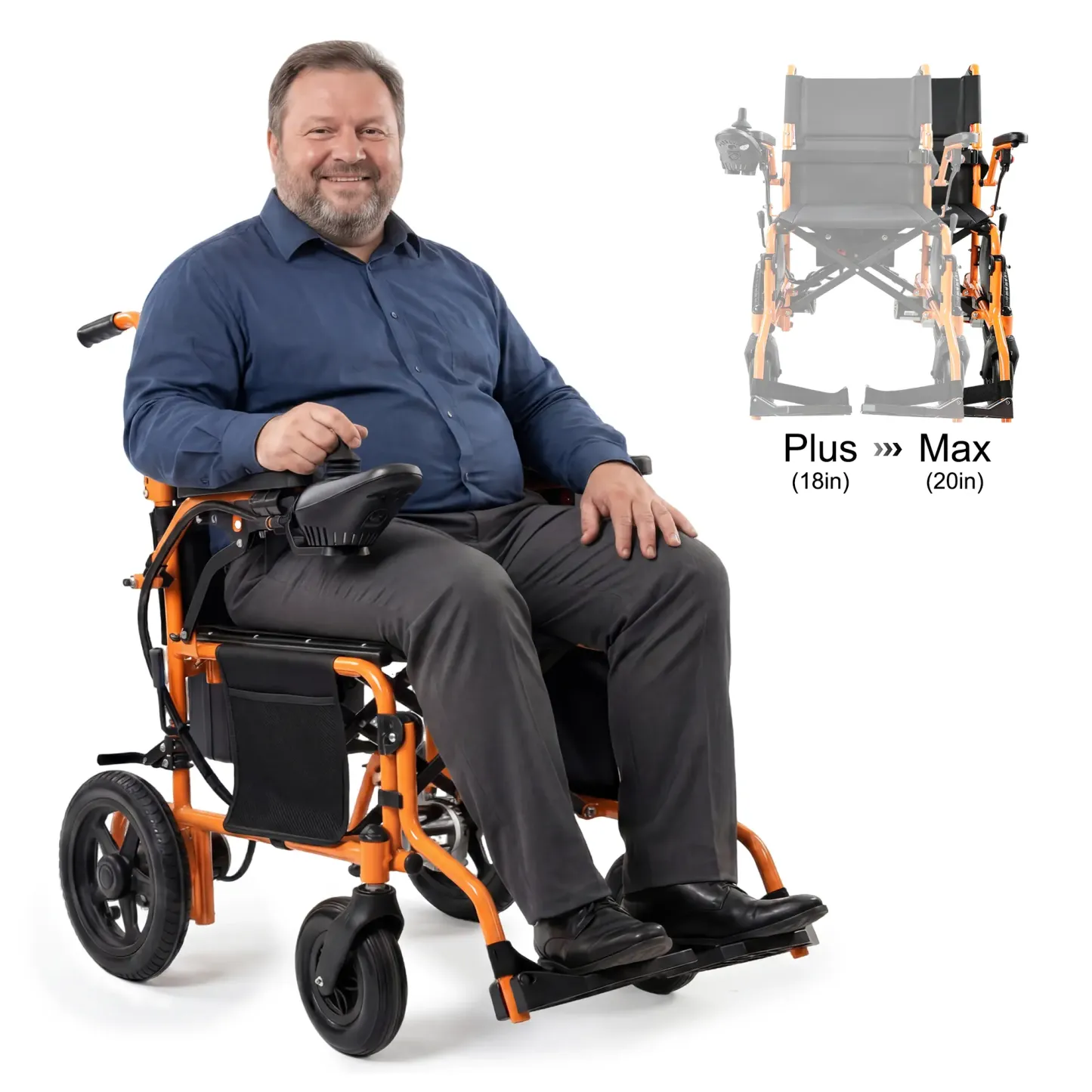 Silla de ruedas eléctrica Zygenair: ligera y plegable