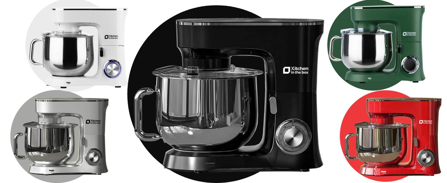 Kitchen in the Box Stand Mixer 8.5QT | 900W 10-Speed Kitchen Mixer for Baking, Dough, Cookies & Everyday Cooking | Best Holiday Gift summerwins