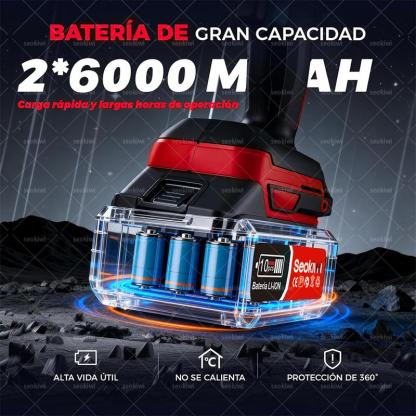 Kit de herramientas eléctricas- Taladro atornillador y llave de impacto , hogar y reparaciones, incluye estuche