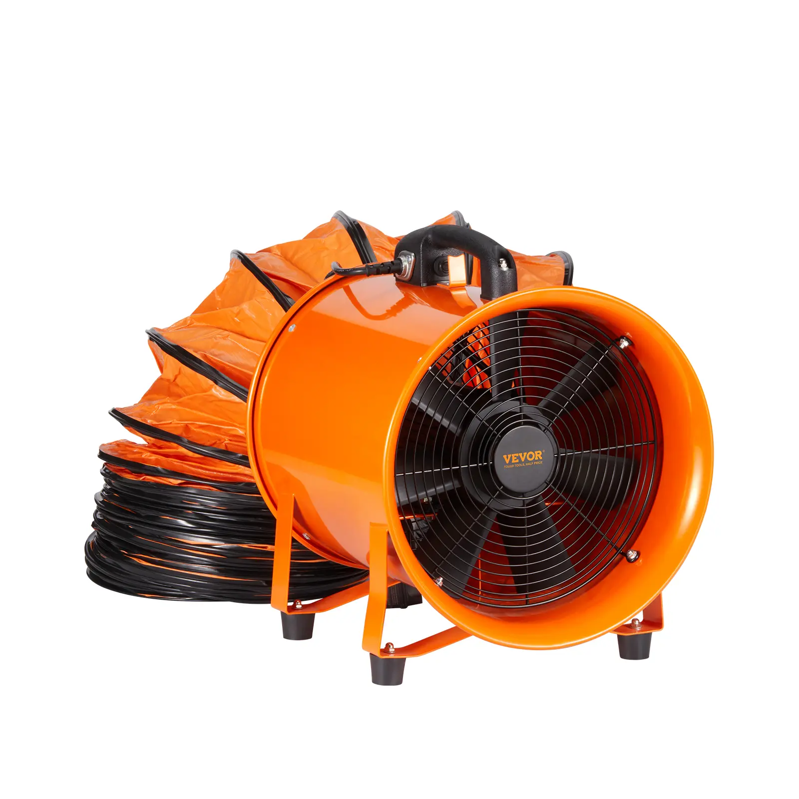 Ventilador portátil VEVOR, soplador industrial de 12 pulgadas y 3198 CFM