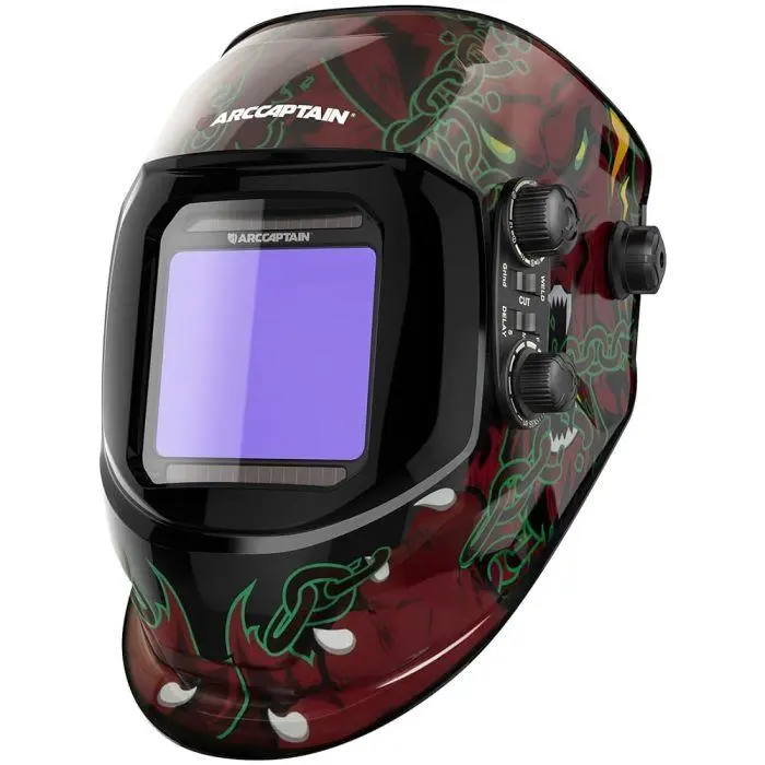 Casco de soldadura con oscurecimiento automático ARCCAPTAIN HSH-G999