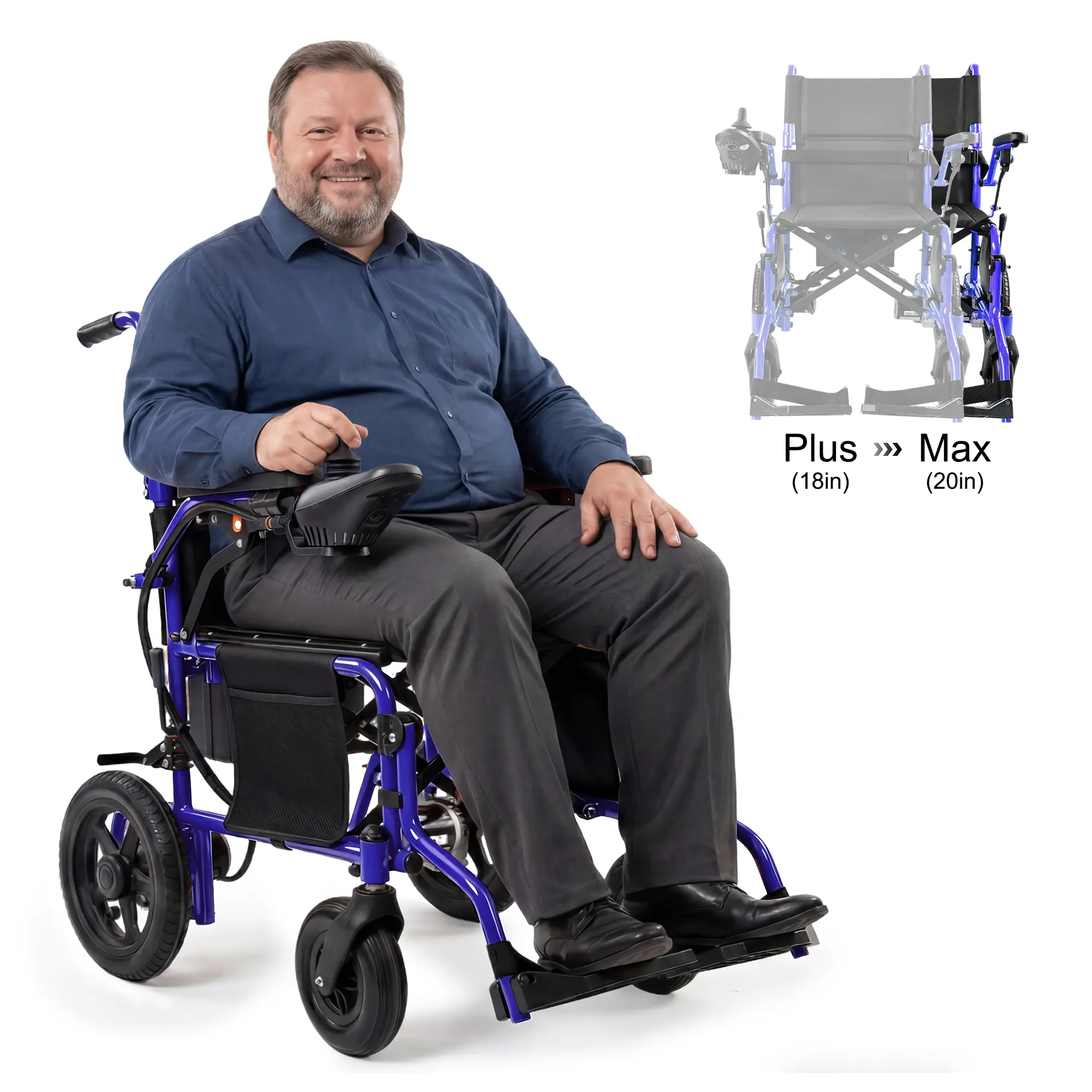 Silla de ruedas eléctrica Zygenair: ligera y plegable