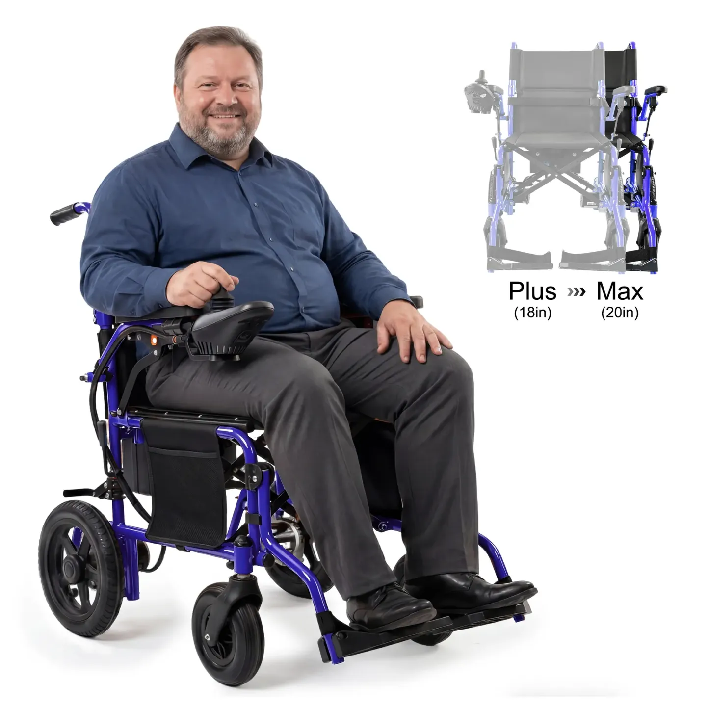 Silla de ruedas eléctrica Zygenair: ligera y plegable