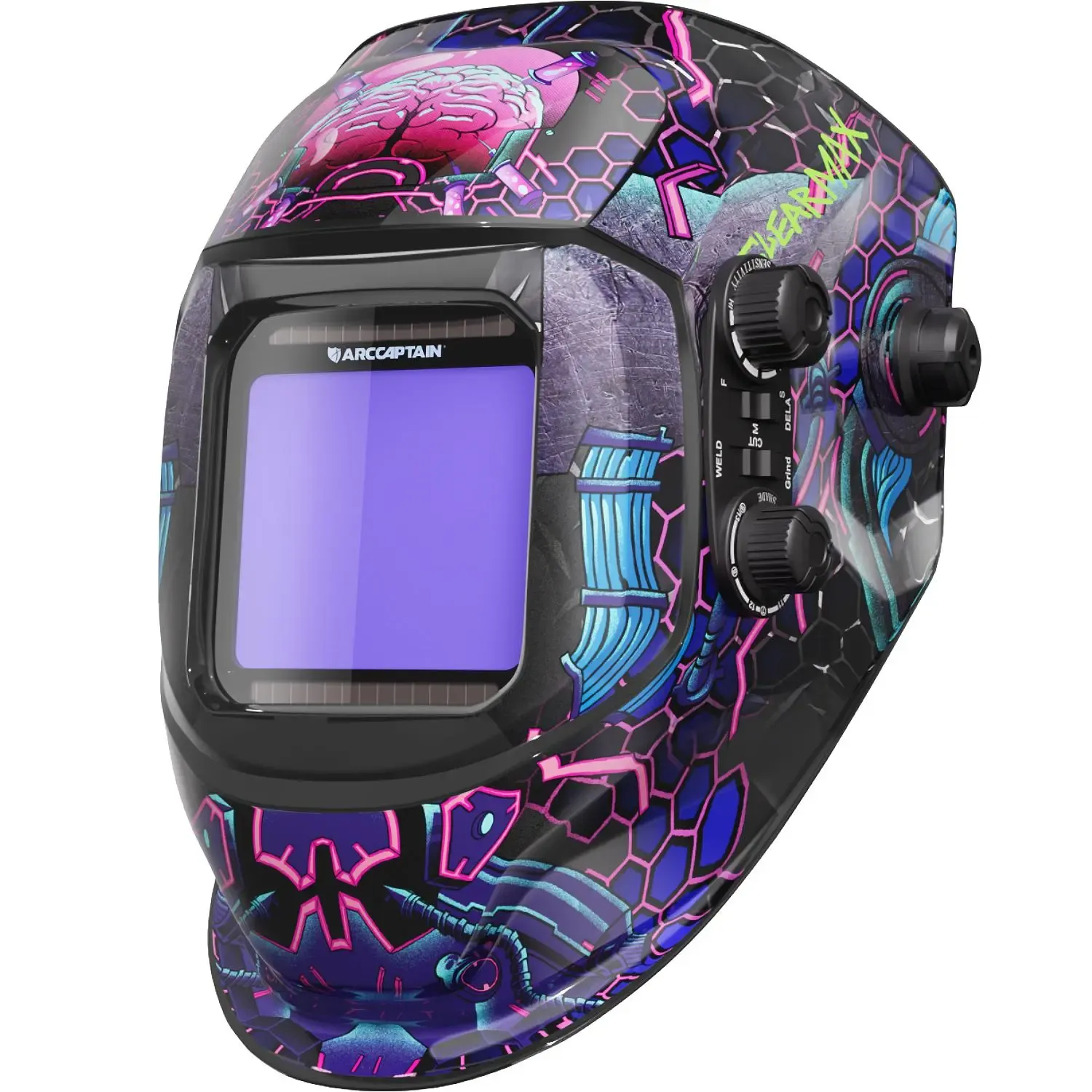 Casco de soldadura con oscurecimiento automático ARCCAPTAIN HSH-G999