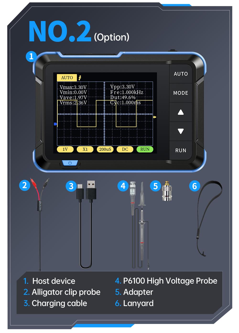FNIRSI DSO-152 Pocket Oscilloscope for Car Audio Gain, Clipping Check & DIY Learning