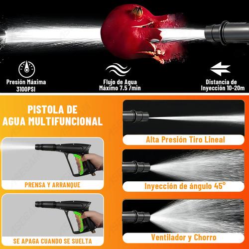 Hidrolavadora Eléctrica Profesional Potente 9900w Portátil Negro 50 Hz/60 Hz