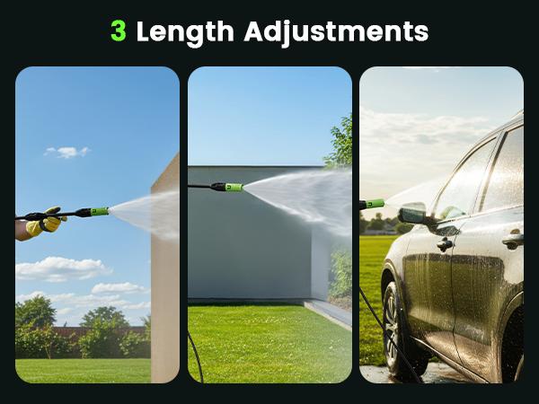 2.6 GPM 2600PSI Electric Pressure Washer with Foam Cannon for Cleaning Cars , Driveways, Decks, Fences, Patios & Outdoor Cleaning, 3 Wand Lengths 1600W Portable Pressure Cleaner fathersdaygift 2.6 GPM 2600PSI Electric Pressure Washer with Foam Cannon for Cleaning Cars , Driveways, Decks, Fences, Patios & Outdoor Cleaning, 3 Wand Lengths 1600W Portable Pressure Cleaner fathersdaygift