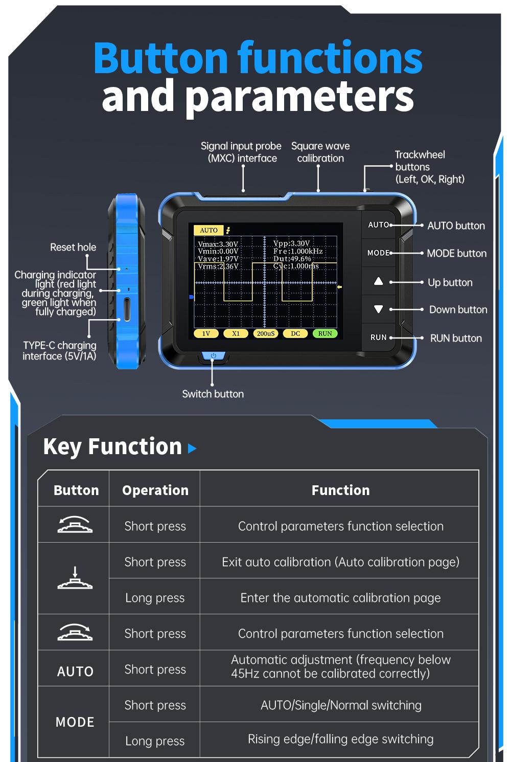 FNIRSI DSO-152 Pocket Oscilloscope for Car Audio Gain, Clipping Check & DIY Learning