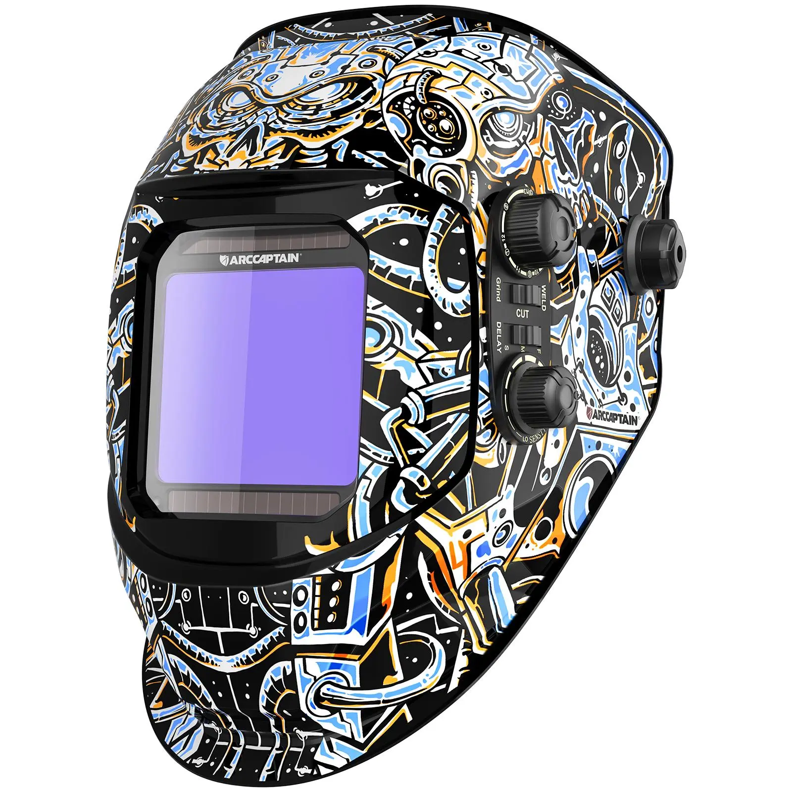 Casco de soldadura con oscurecimiento automático ARCCAPTAIN HSH-G999