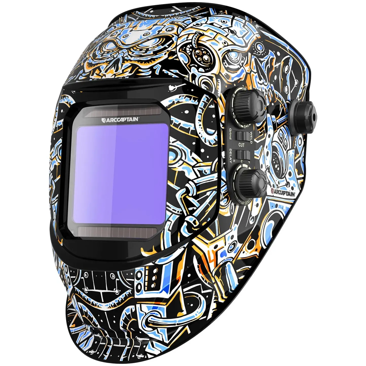 Casco de soldadura con oscurecimiento automático ARCCAPTAIN HSH-G999