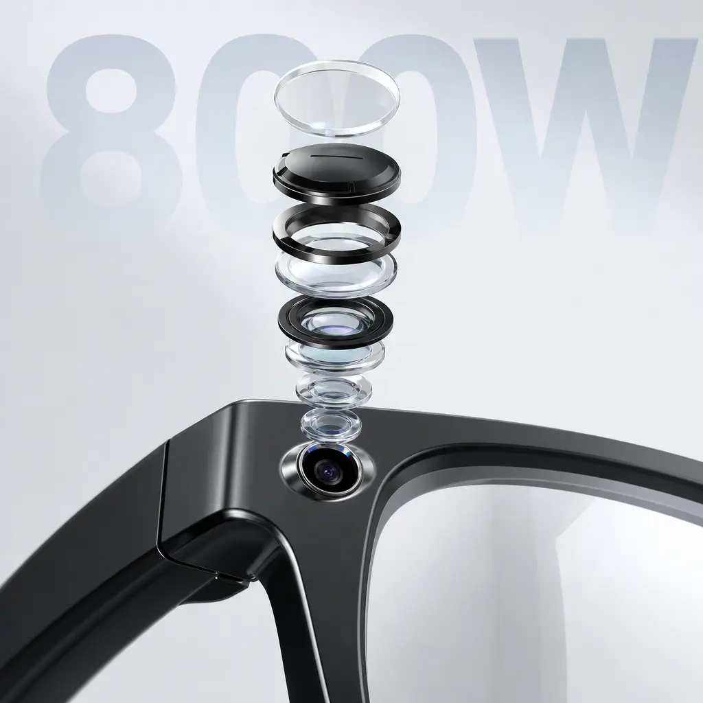 Gafas inteligentes con cámara e IA, lentes fotocromáticas con protección UV de 8 MP, traducción en tiempo real a más de 160 idiomas, audio Bluetooth, captura de fotos y vídeos con manos libres, control táctil; ideales para viajes, actividades al aire libr