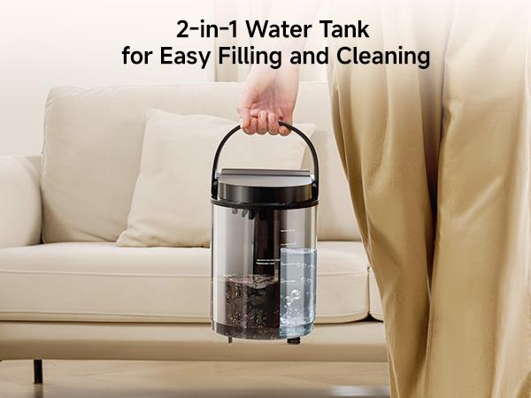 UWANT Steam Carpet Cleaner with 212&deg;F Steam & 140&deg;F Hot Water Mode, 18kPa Suction Upholstery Spot Cleaner for Car，Couch, Mattress, Pet Stains & Professional Deep Cleaning