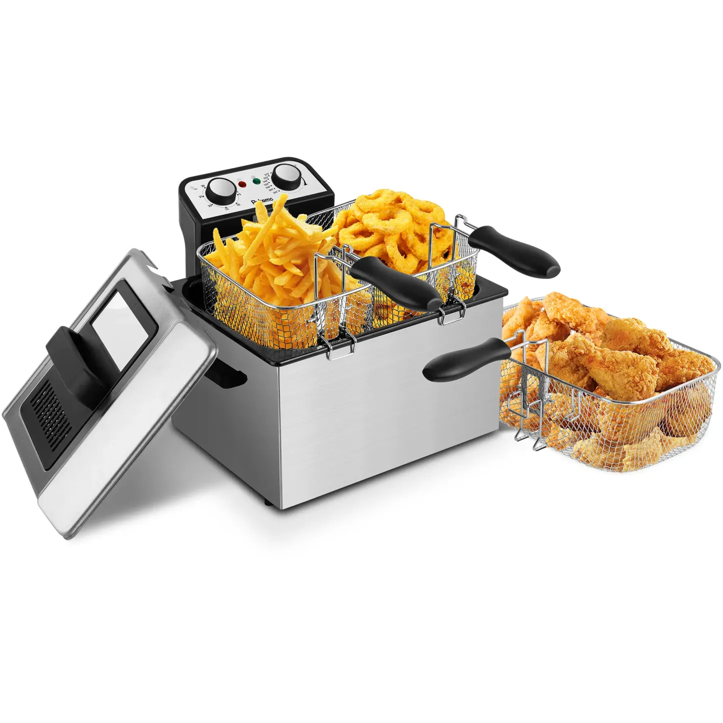 SUSTEAS 1500W Electric Deep Fryer with Temperature Control