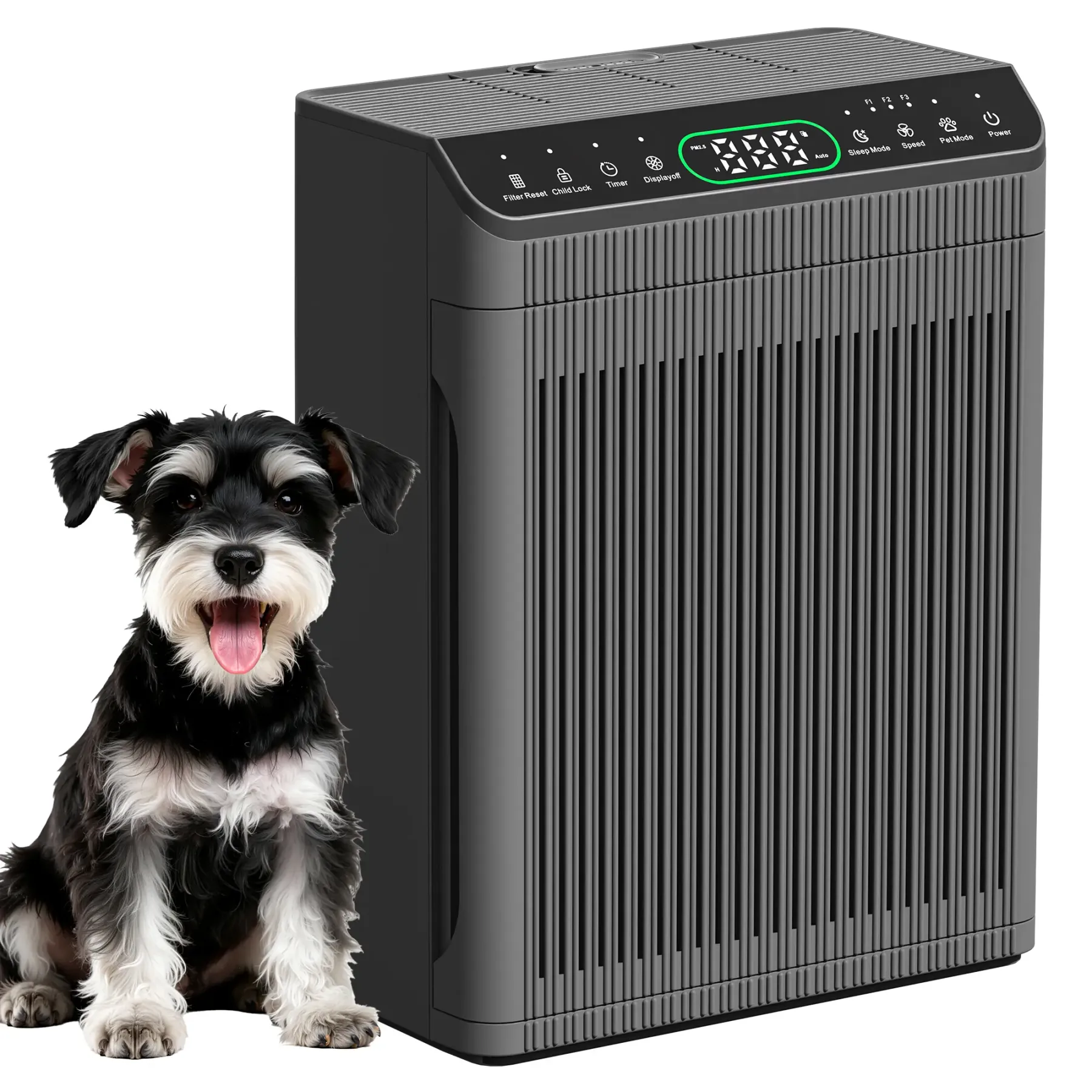 Purificador de aire 066 para espacios grandes: HEPA y modo para mascotas