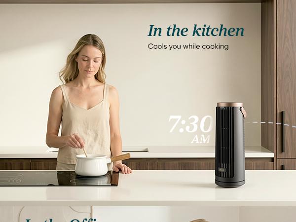 LEVOIT New Arrival Windi Tower Fan, Portable, Up to 20H Runtime, 5 Speeds + Turbo, 0&ndash;90&deg; Oscillation, 20dB Quiet DC Motor, 23 ft/s Airflow, Night Light, Foldable Charging Base, Timer 2/4/8/12H, Cooling Fan, Cordless Fan, SummerWins, DealsForYouDays