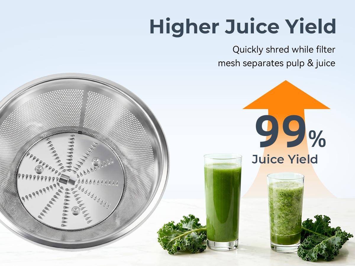 BOYUEVI 800W Juicer Machine with 3&rdquo; Wide Feed Chute, Centrifugal Juice Extractor for Whole Fruits & Vegetables, 30oz Juice Jug, Easy to Clean, BPA-Free &ndash; mothersdaygift