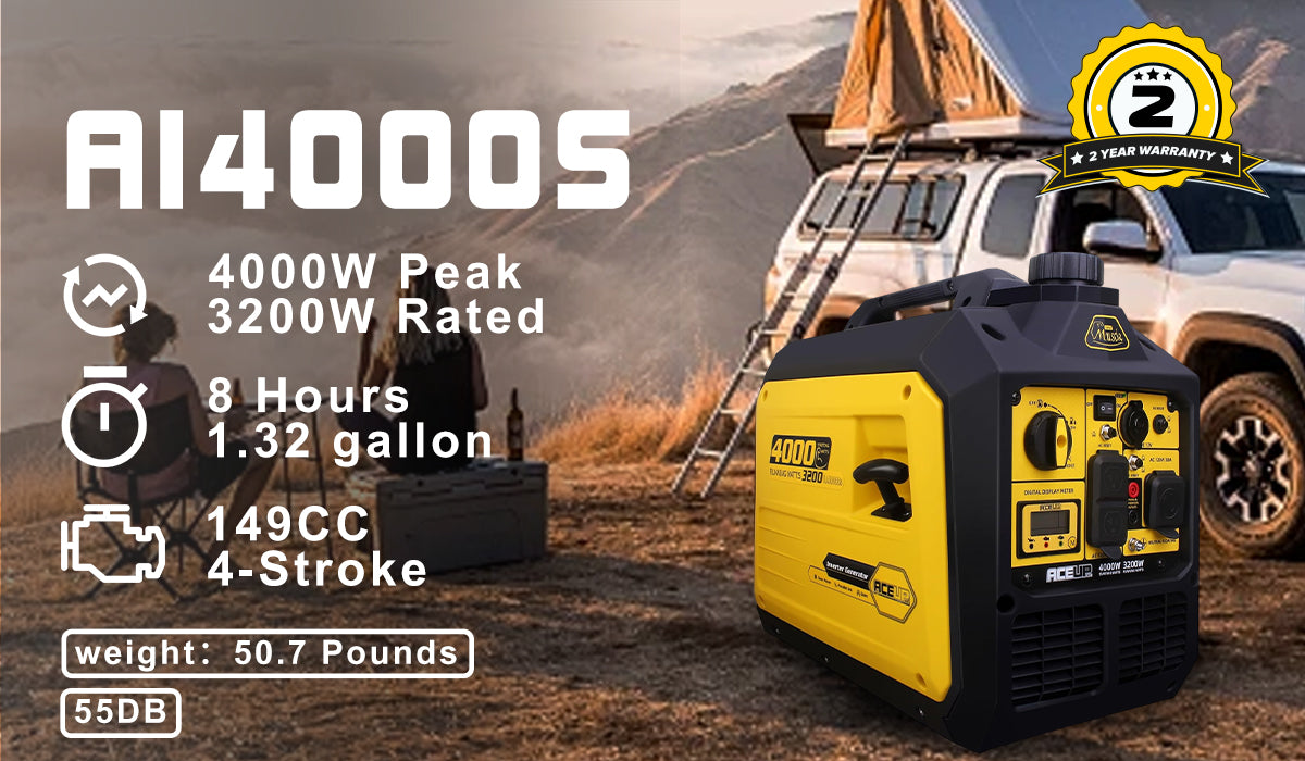 4000 Watt Portable Inverter Generator