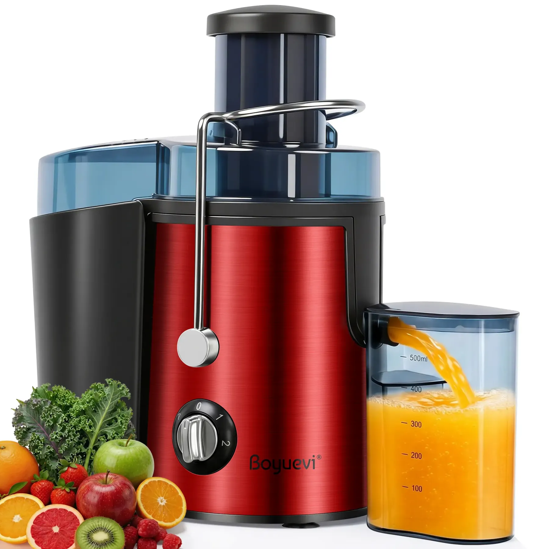 Extractor de jugo eléctrico multifunción de 800 W para frutas enteras