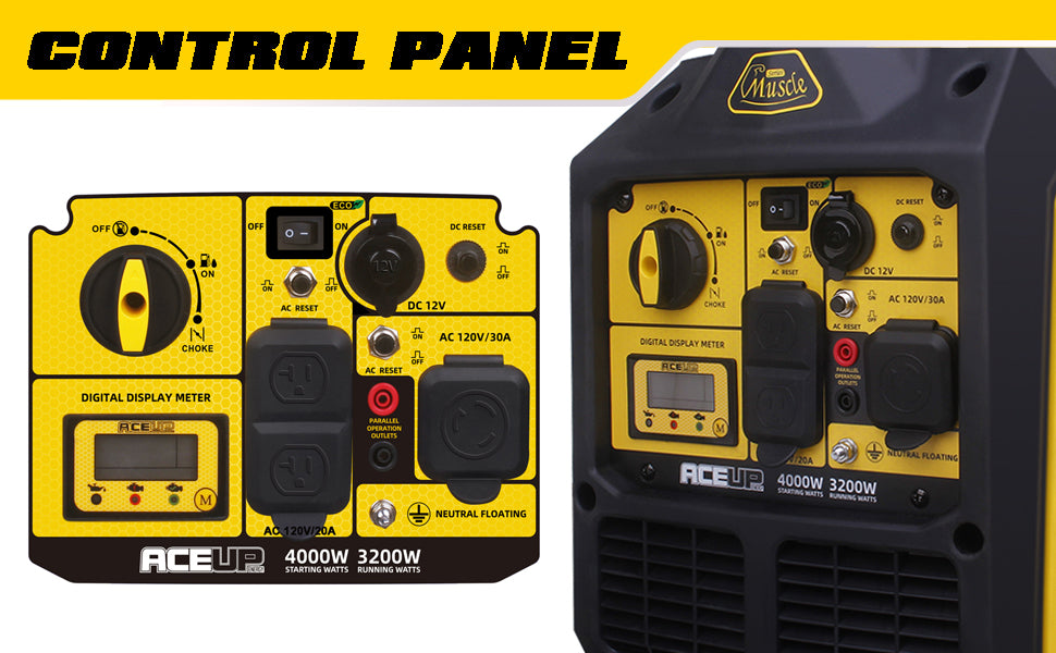 4000 Watt Portable Inverter Generator