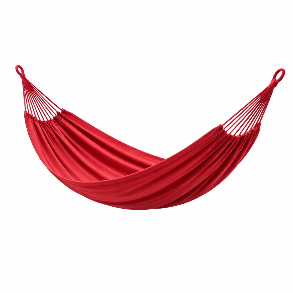 Hängematte Textil Rot-DECORELEVATIA