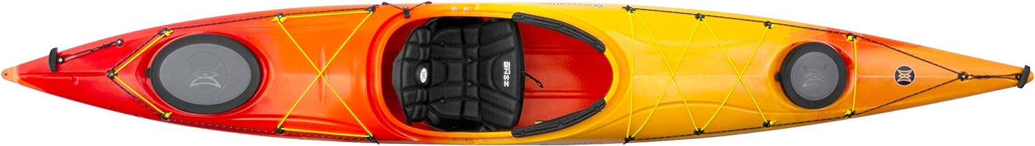 Kayaks Carolina 14.0 Kayak, Red/Yellow