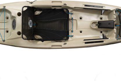 Pthtescador Pro 10 | Sit on Top Fishing Kayak with Adjustable Lawn Chair Seat | Large Front and Rear Storage | 10' 6"