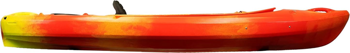 Fthtlash 9.5 | Sit Inside Kayak | Rod Holders and Rear Storage | 9' 6"